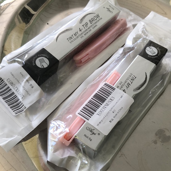 2 Sets #2 Waterproof Long-lasting Eyebrow Pencil Micro Fork Tip Brow Pen 3D - Picture 8 of 8